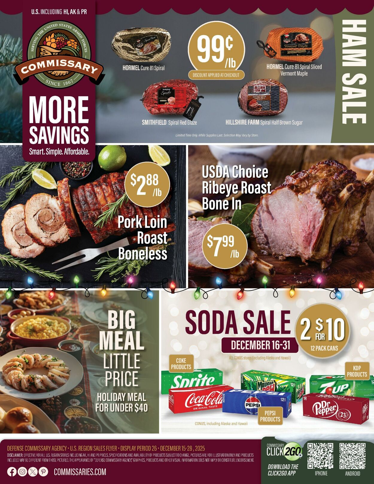 Commissary Promotional weekly ads