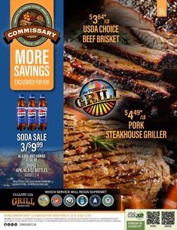 Weekly ad Commissary 08/12/2024 - 08/25/2024