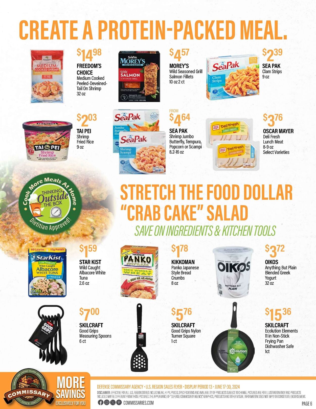 Weekly ad Commissary 07/01/2024 - 07/14/2024