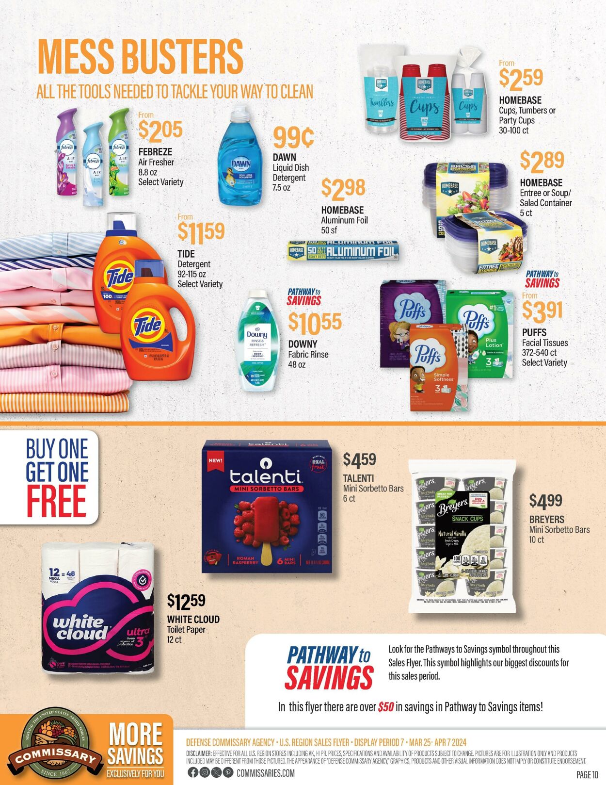 Weekly ad Commissary 04/01/2024 - 04/14/2024