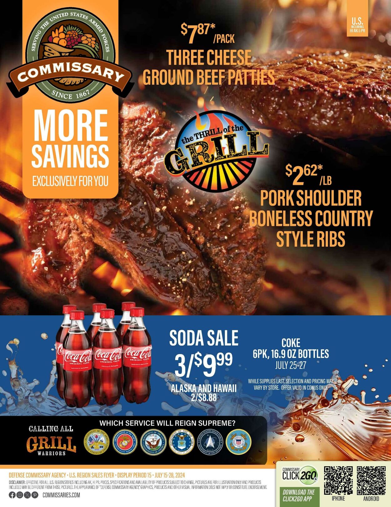 Weekly ad Commissary 07/22/2024 - 08/04/2024