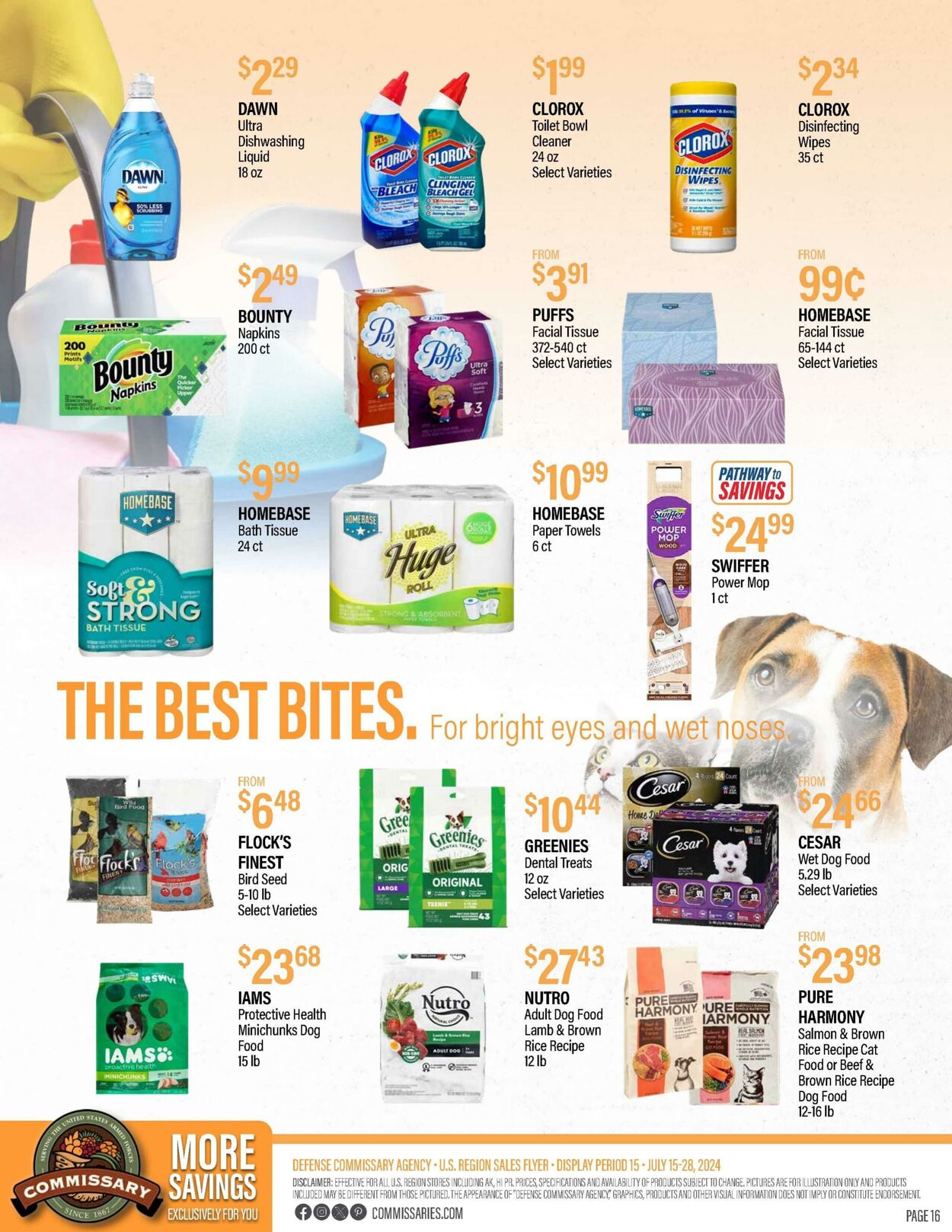 Weekly ad Commissary 07/22/2024 - 08/04/2024