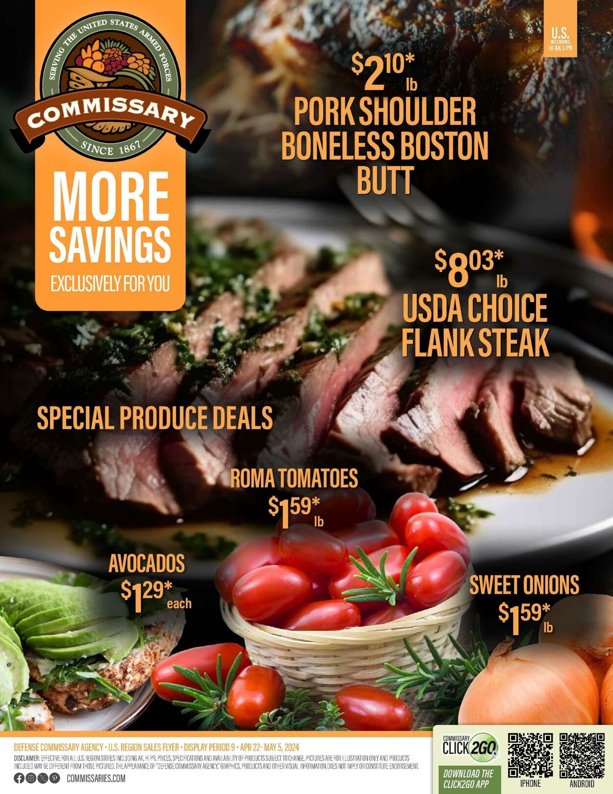 Commissary Promotional weekly ads