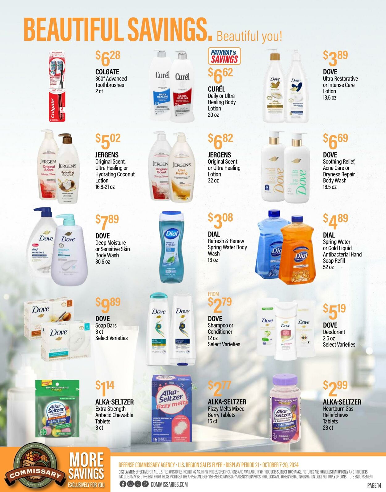 Weekly ad Commissary 10/14/2024 - 10/27/2024