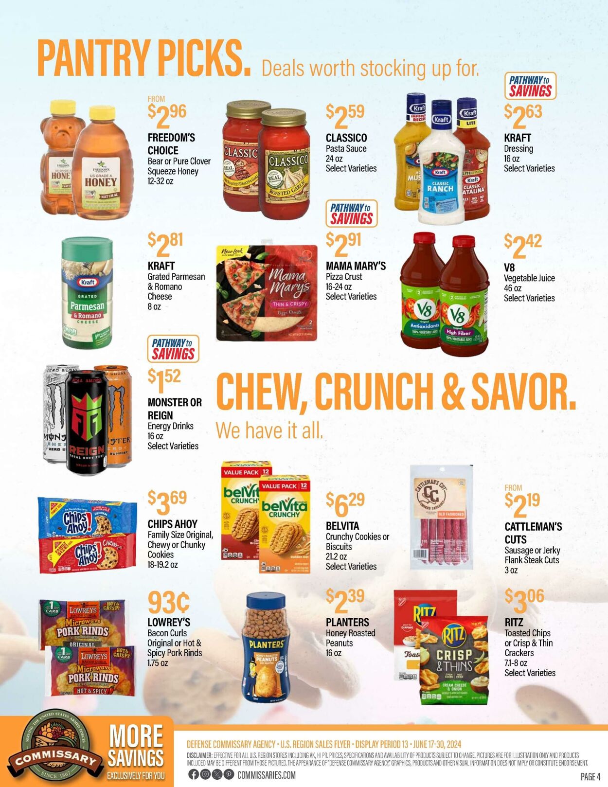 Weekly ad Commissary 06/24/2024 - 07/07/2024