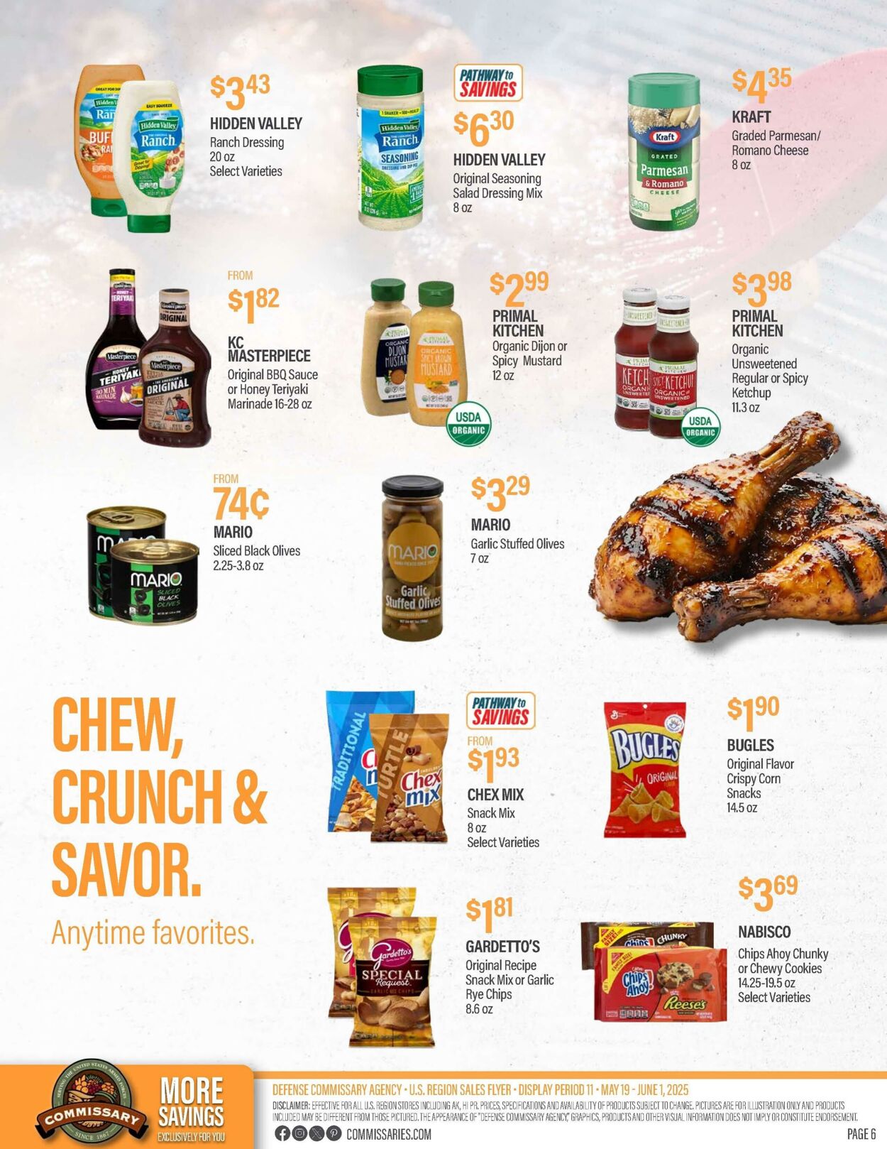 Weekly ad Commissary 06/02/2025 - 06/15/2025