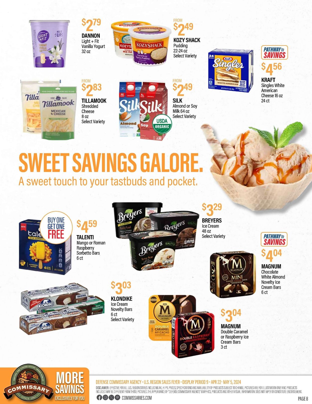 Weekly ad Commissary 04/29/2024 - 05/12/2024