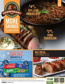 Weekly ad Commissary 01/13/2025 - 01/26/2025