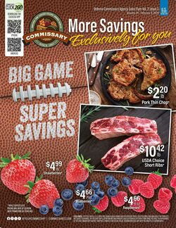 Weekly ad Commissary 02/05/2024 - 02/18/2024