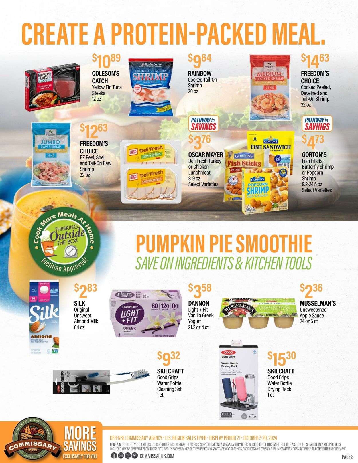 Weekly ad Commissary 10/21/2024 - 11/03/2024