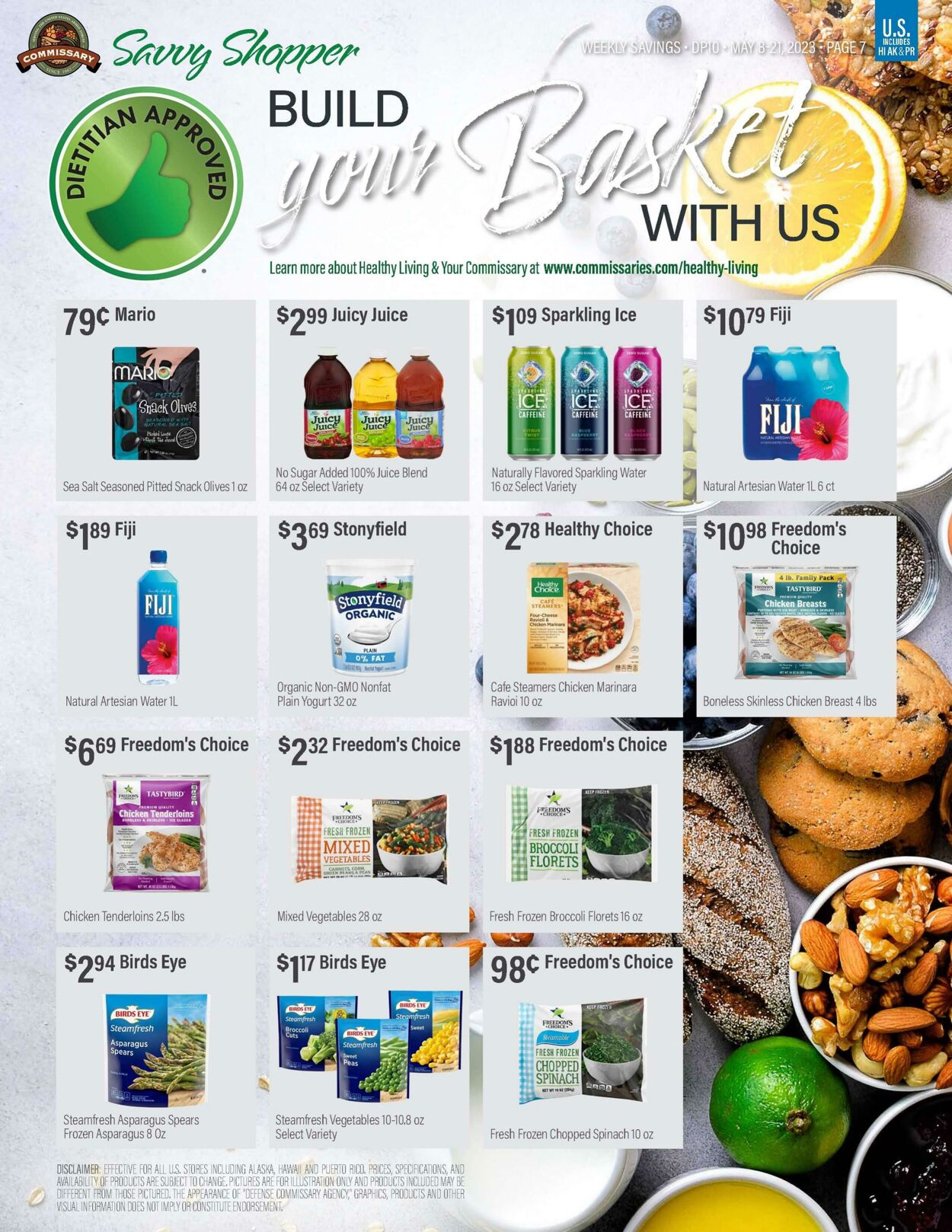 Weekly ad Commissary 05/08/2023 - 05/21/2023