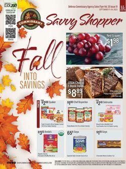 Weekly ad Commissary 09/11/2023 - 09/24/2023