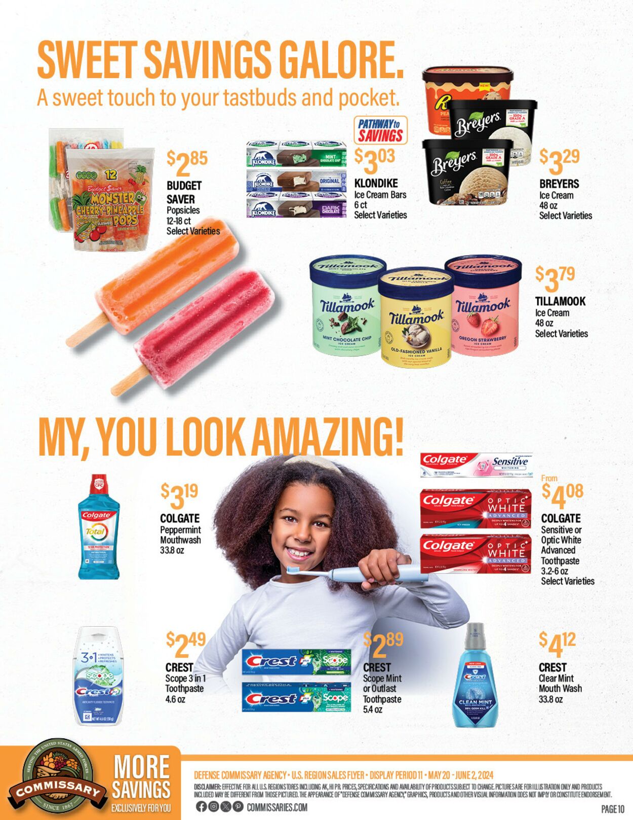 Weekly ad Commissary 05/27/2024 - 06/09/2024