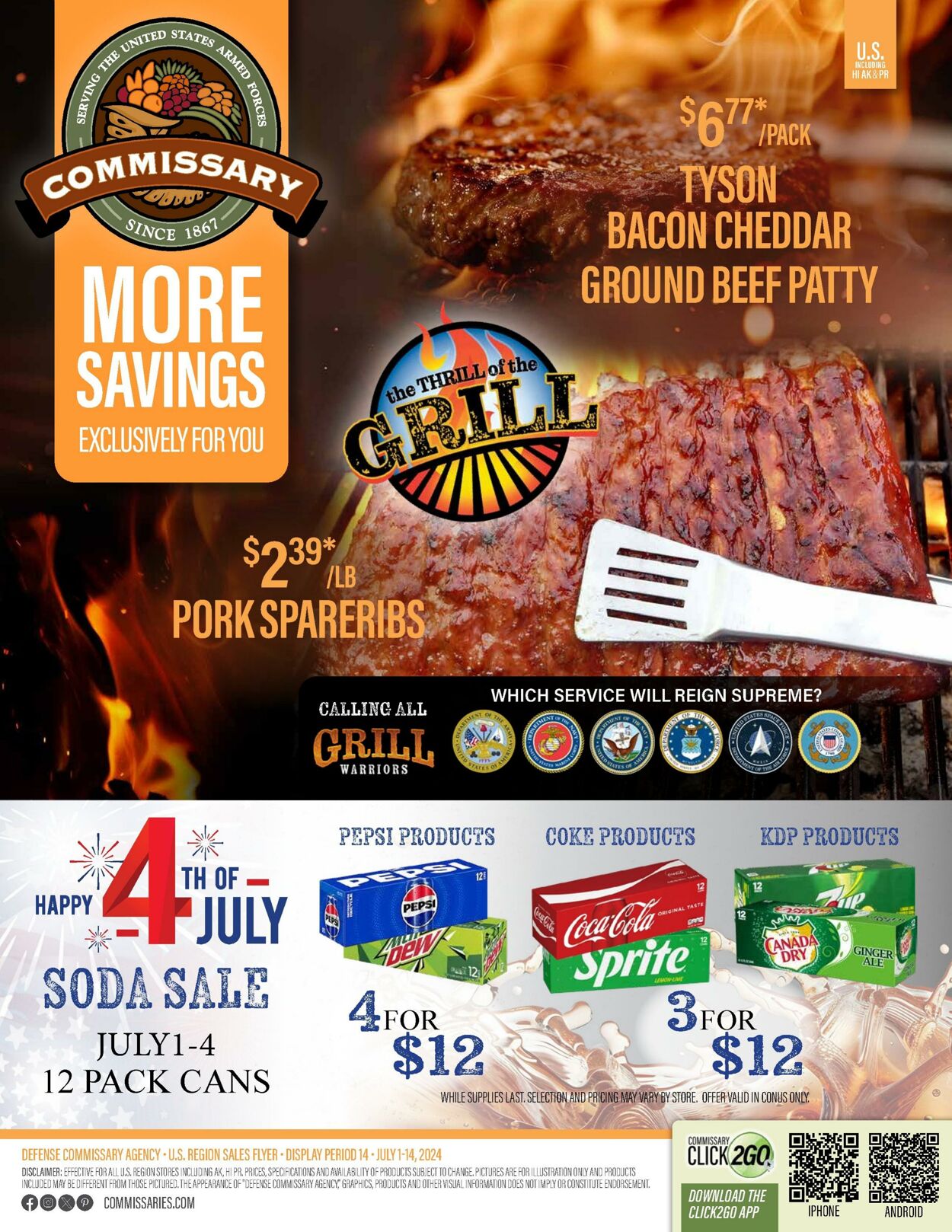 Weekly ad Commissary 07/08/2024 - 07/21/2024