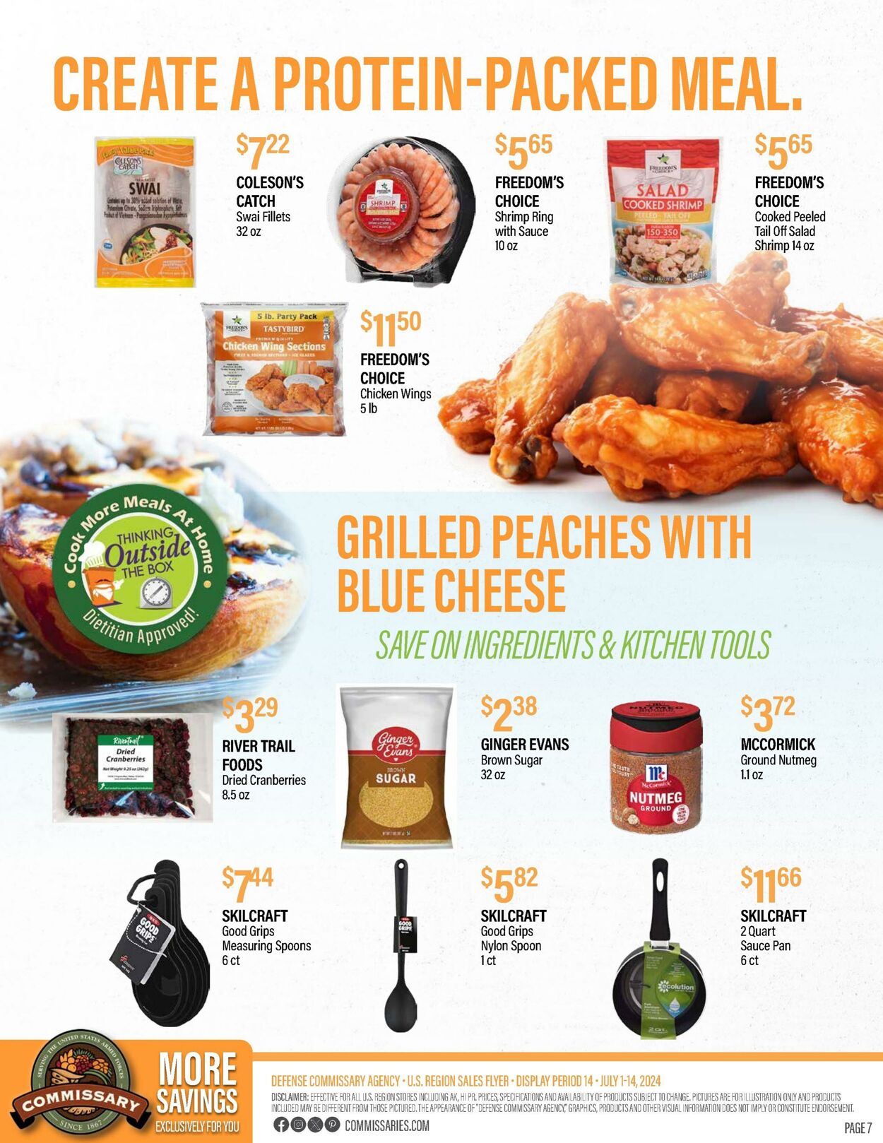 Weekly ad Commissary 07/08/2024 - 07/21/2024