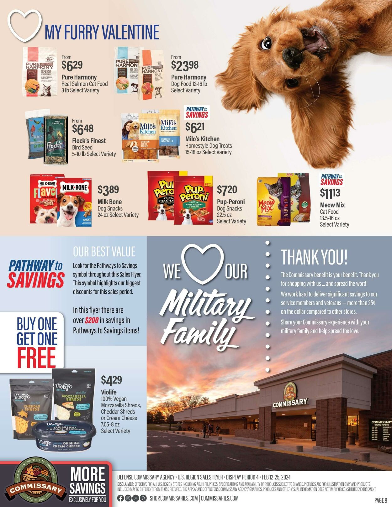Weekly ad Commissary 02/19/2024 - 03/03/2024