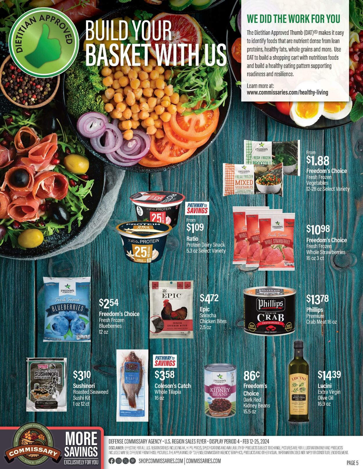 Weekly ad Commissary 02/19/2024 - 03/03/2024