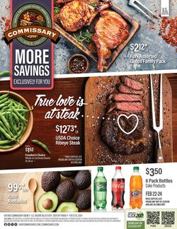 Weekly ad Commissary 02/05/2024 - 02/18/2024