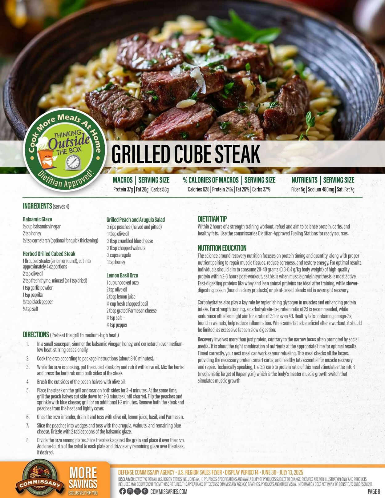 Weekly ad Commissary 06/30/2025 - 07/13/2025