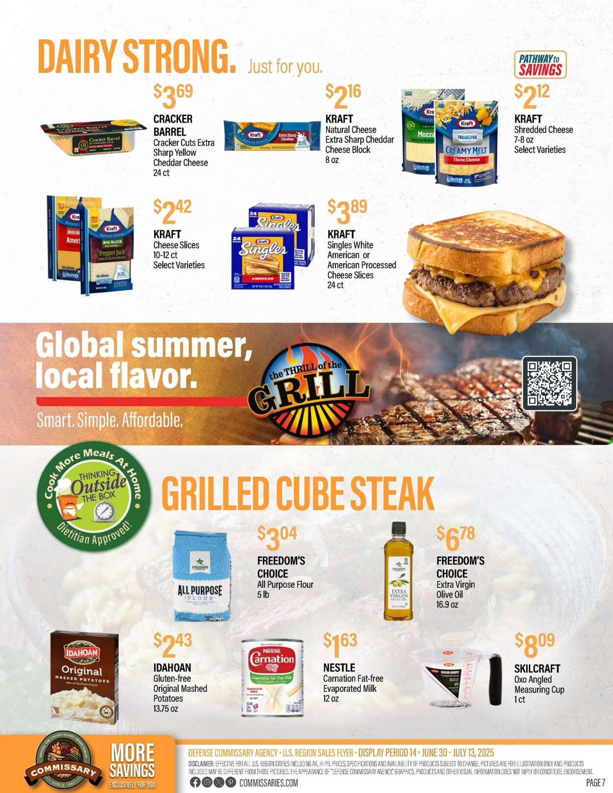 Weekly ad Commissary 06/30/2025 - 07/13/2025