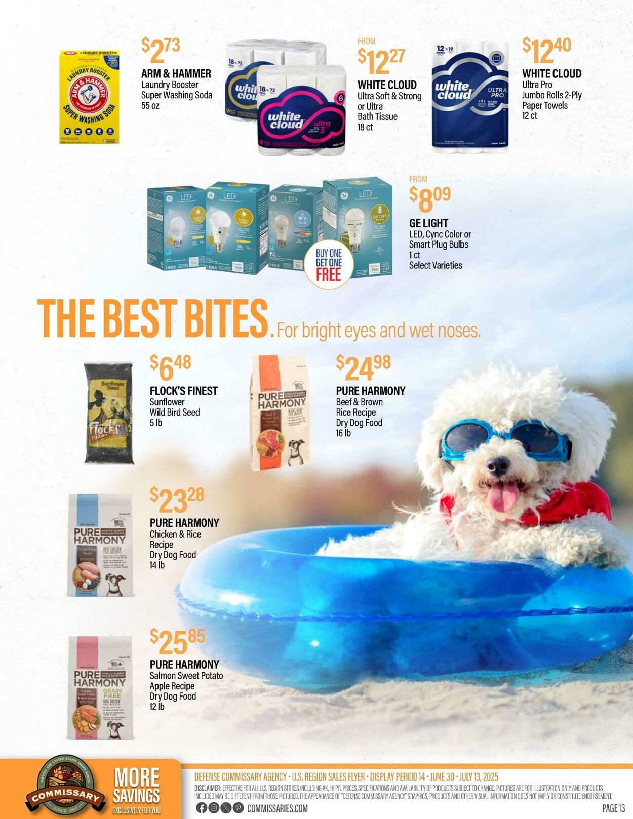 Weekly ad Commissary 06/30/2025 - 07/13/2025