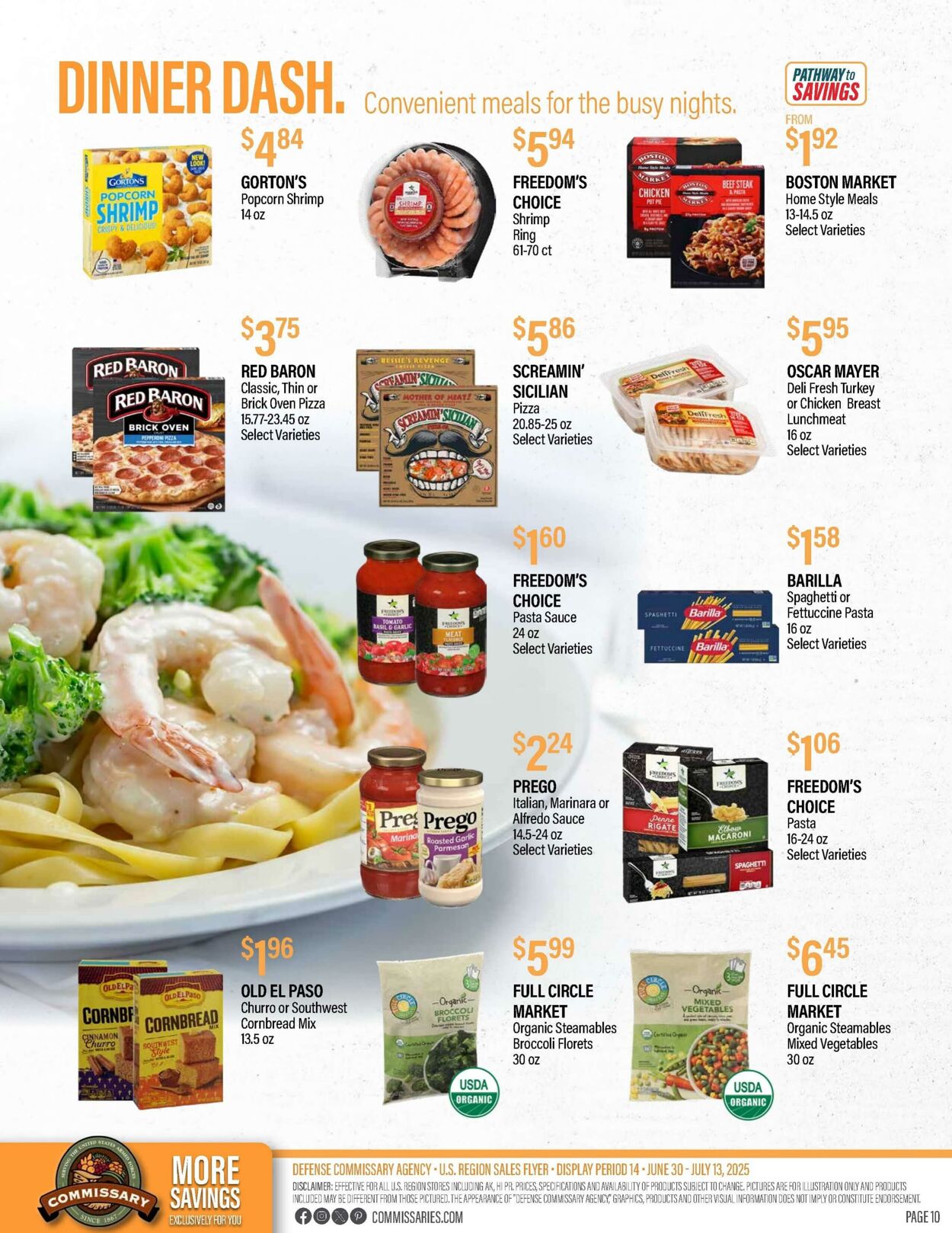 Weekly ad Commissary 06/30/2025 - 07/13/2025