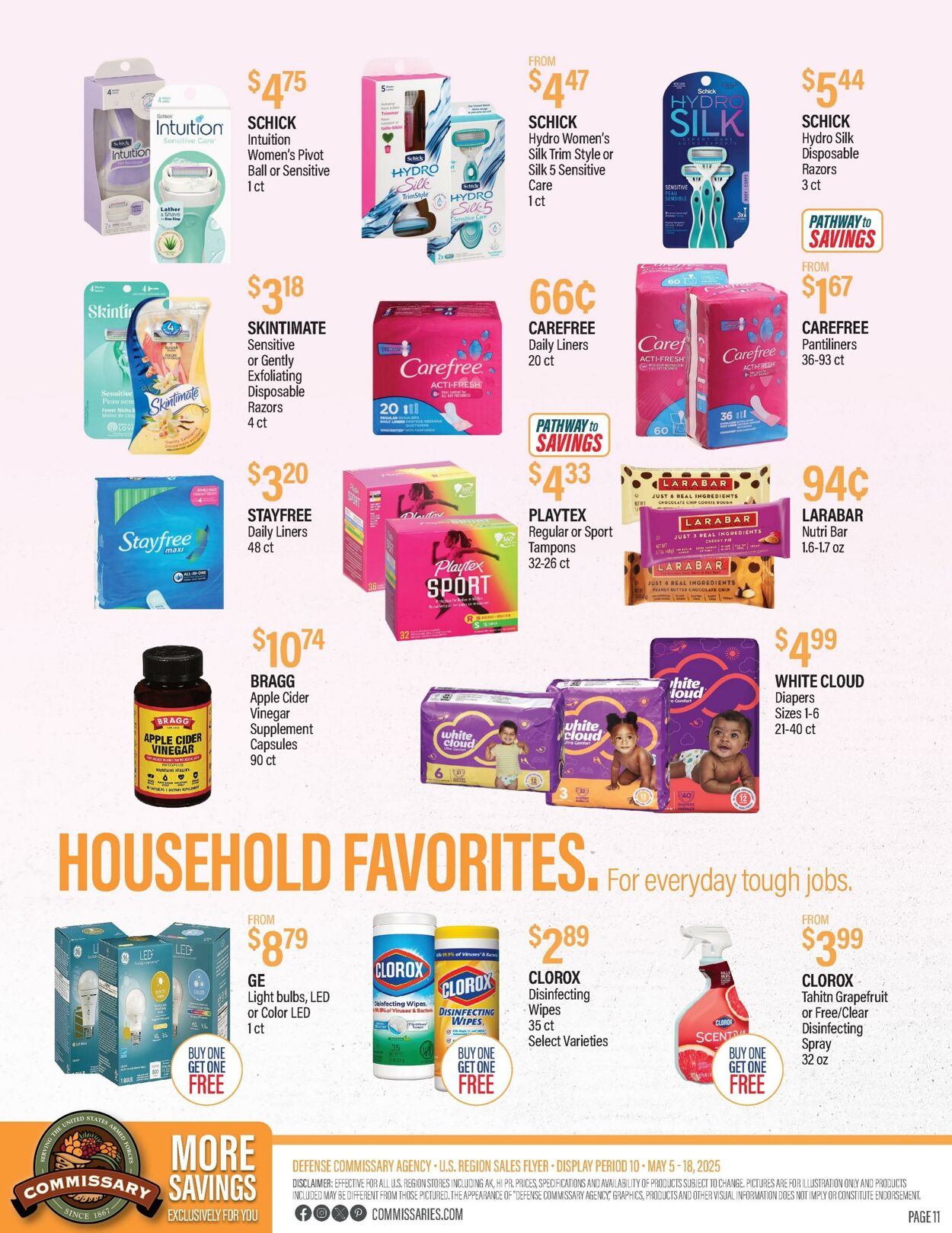 Weekly ad Commissary 05/19/2025 - 06/01/2025