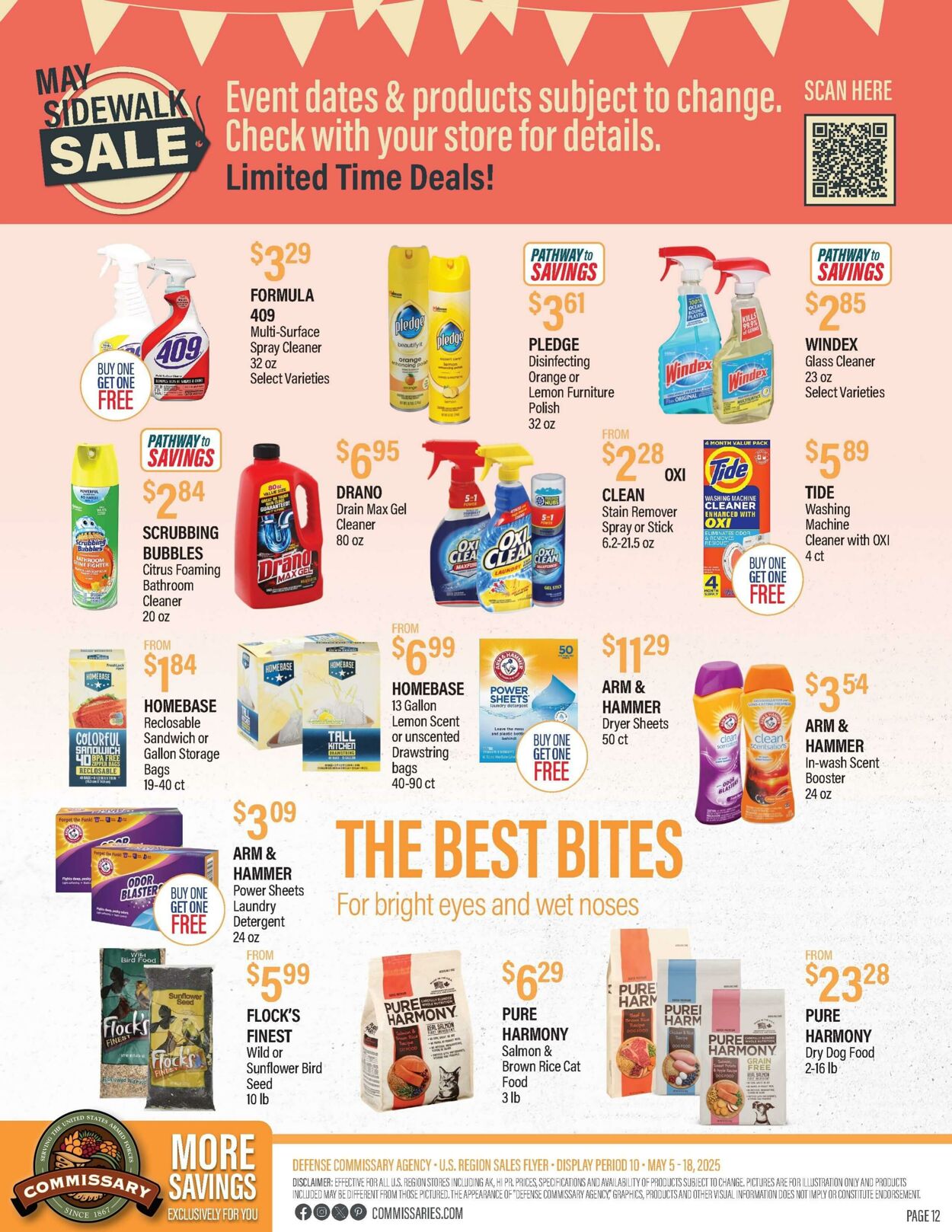 Weekly ad Commissary 05/19/2025 - 06/01/2025