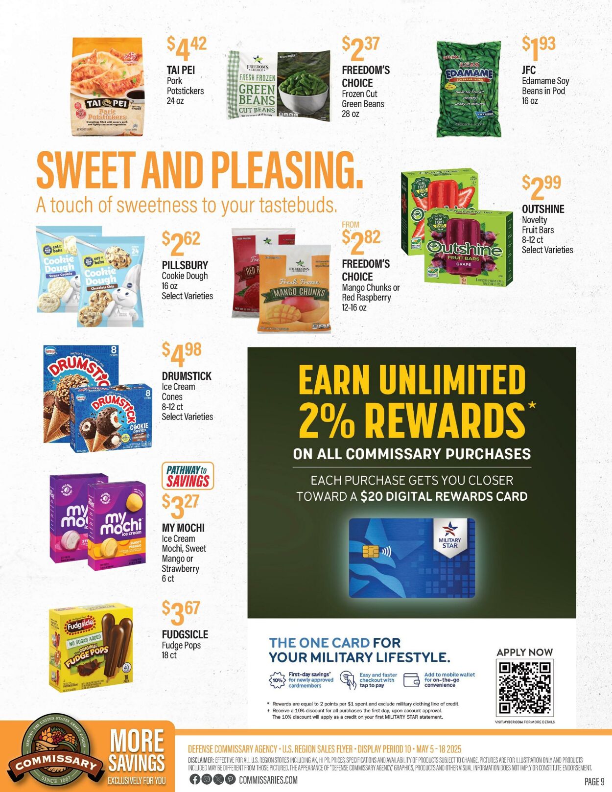 Weekly ad Commissary 05/19/2025 - 06/01/2025