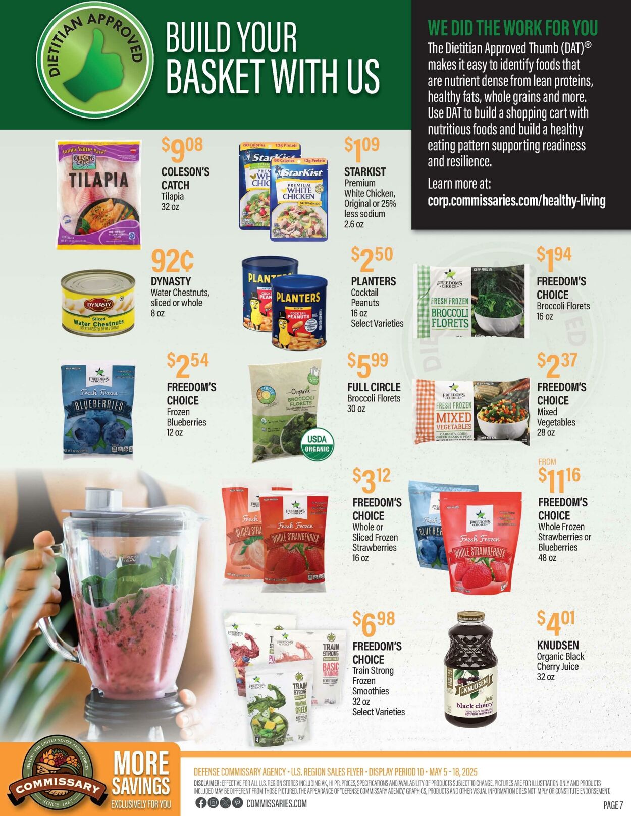 Weekly ad Commissary 05/19/2025 - 06/01/2025