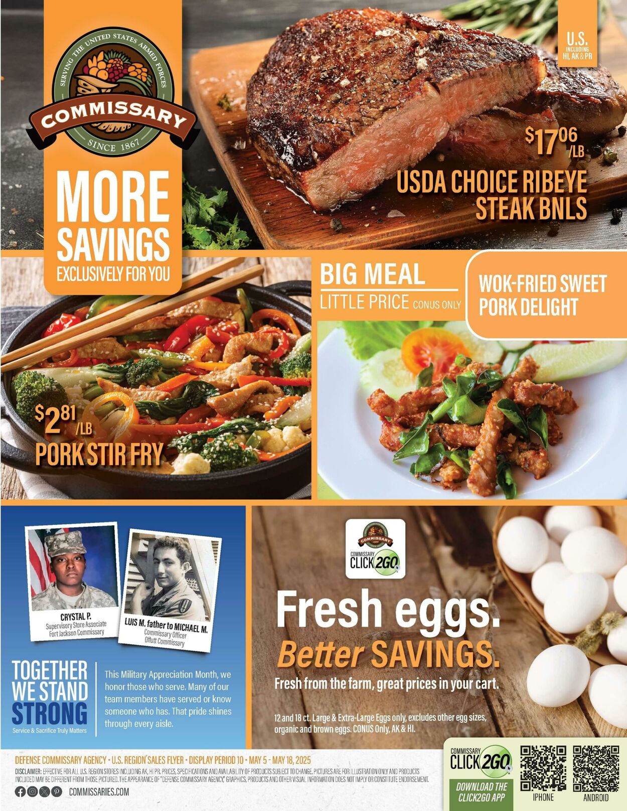 Weekly ad Commissary 05/19/2025 - 06/01/2025