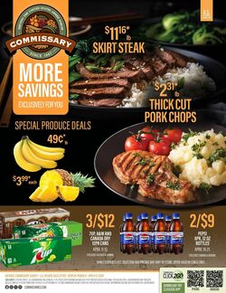 Weekly ad Commissary 03/27/2023 - 04/09/2023