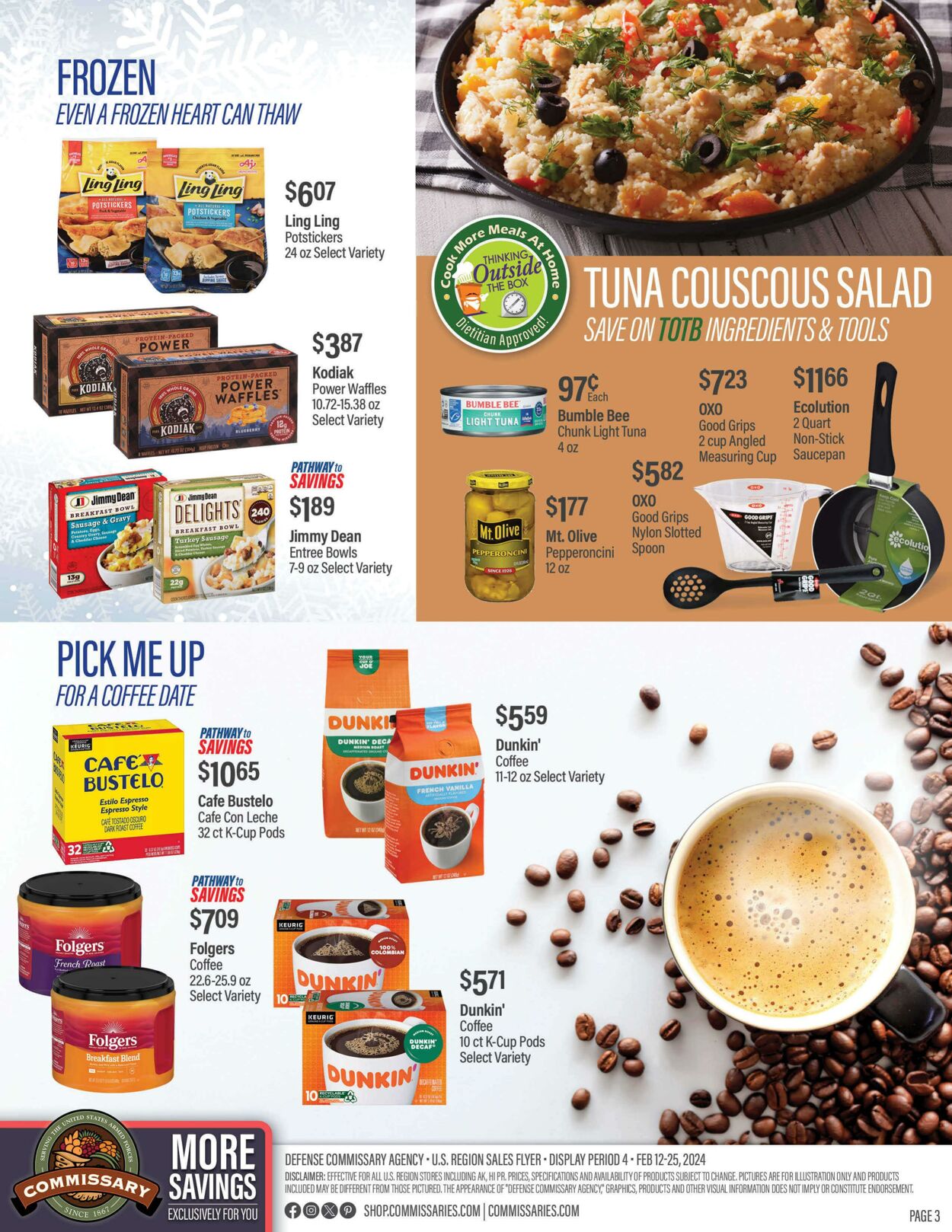 Weekly ad Commissary 02/12/2024 - 02/25/2024