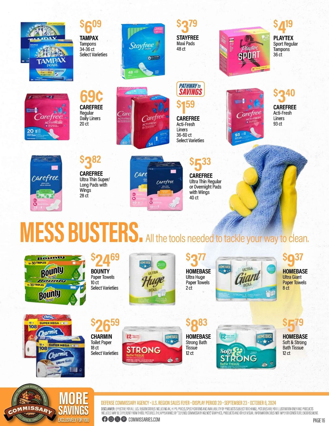 Weekly ad Commissary 10/07/2024 - 10/20/2024