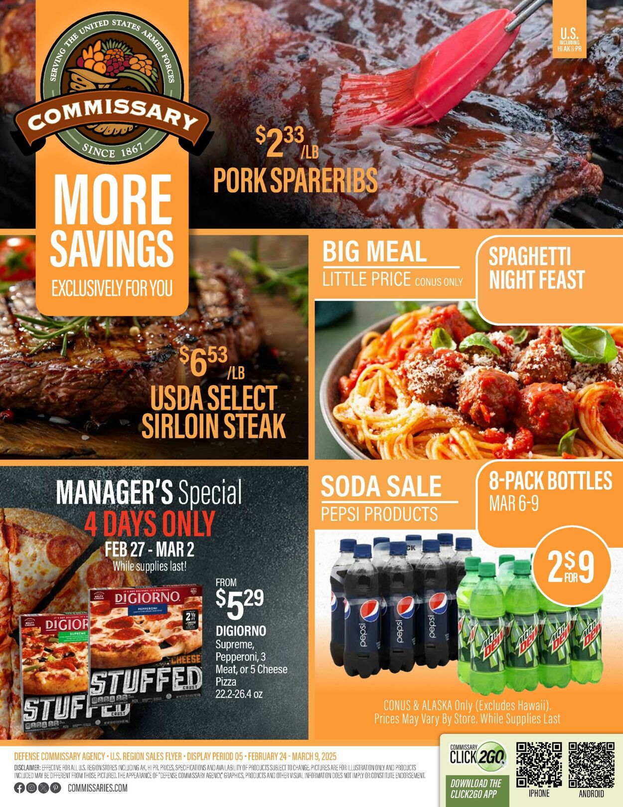 Commissary Promotional weekly ads