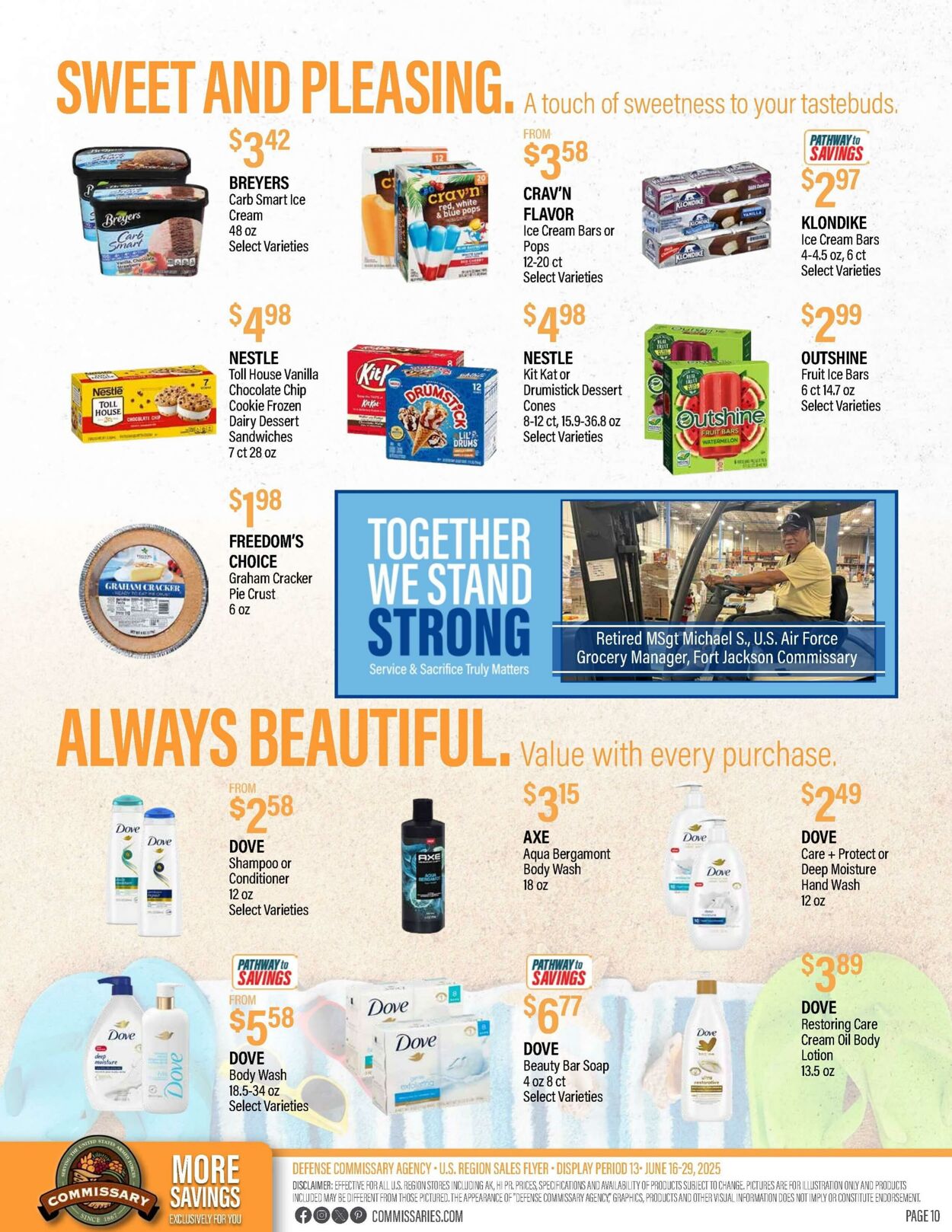 Weekly ad Commissary 06/16/2025 - 06/29/2025