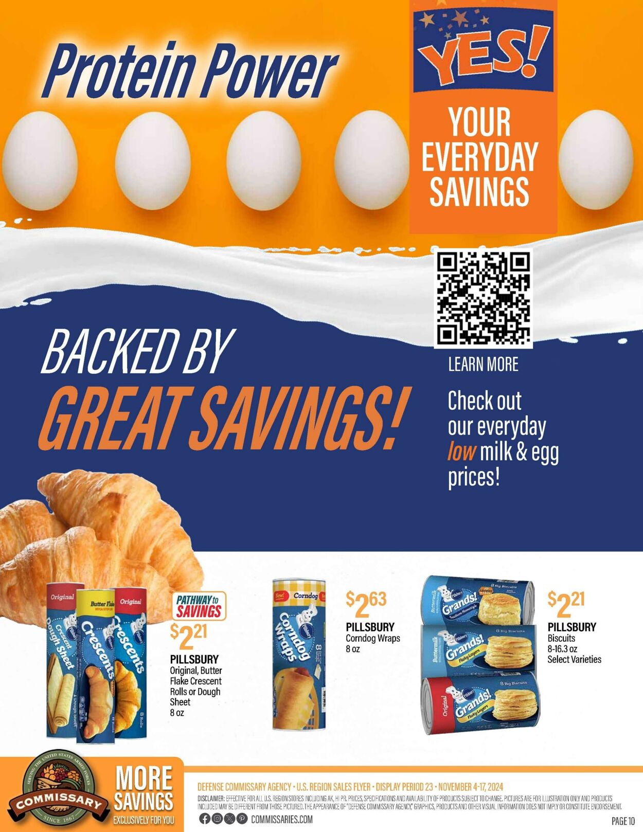 Weekly ad Commissary 11/11/2024 - 11/24/2024