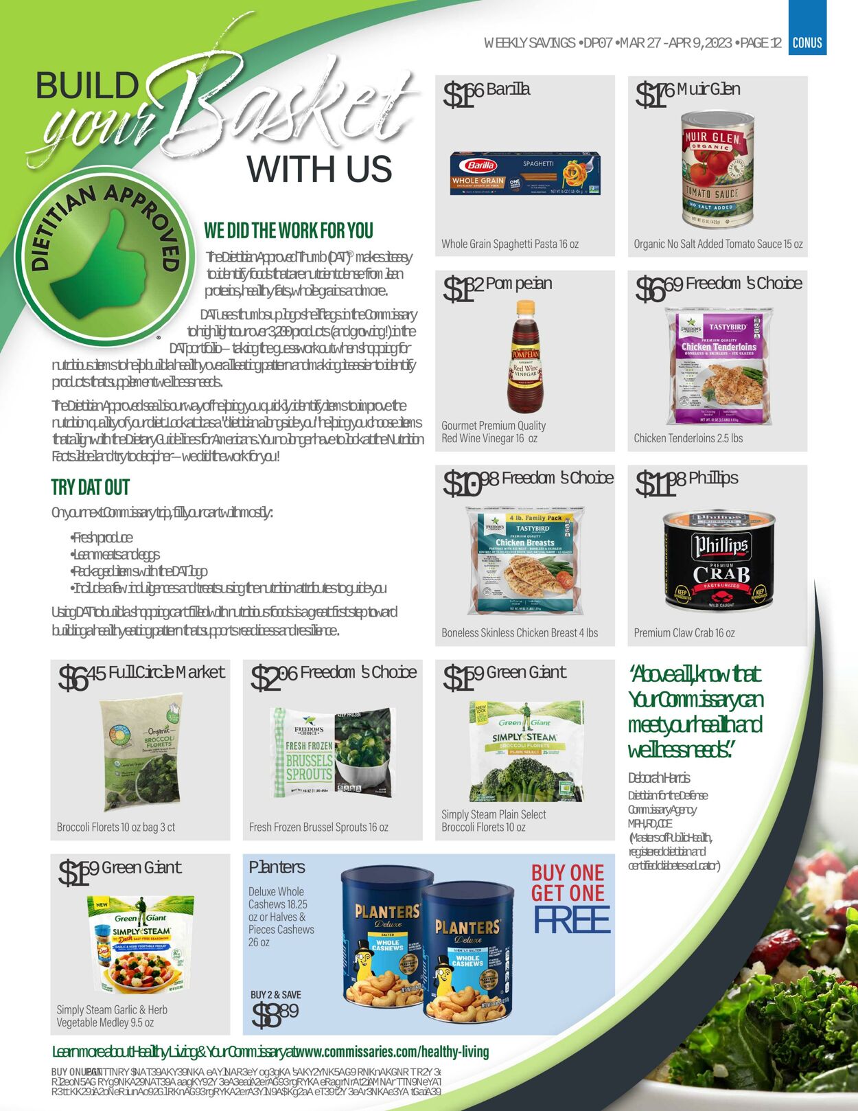Weekly ad Commissary 03/27/2023 - 04/09/2023