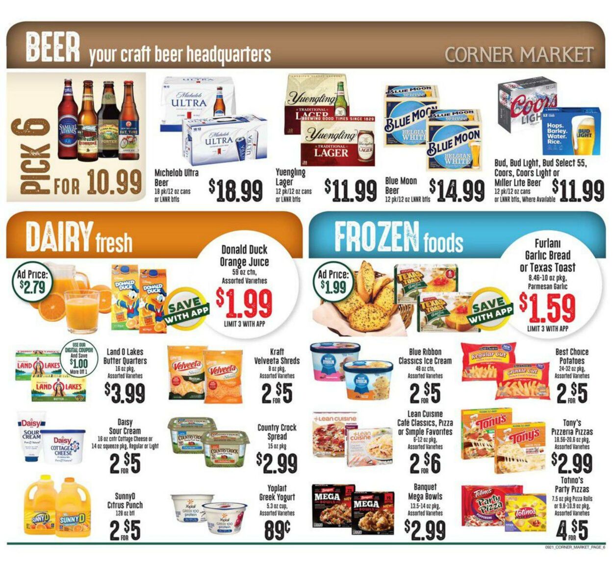 Weekly ad Corner Market 09/21/2022-09/27/2022