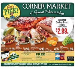 Weekly ad Corner Market 09/21/2022-09/27/2022