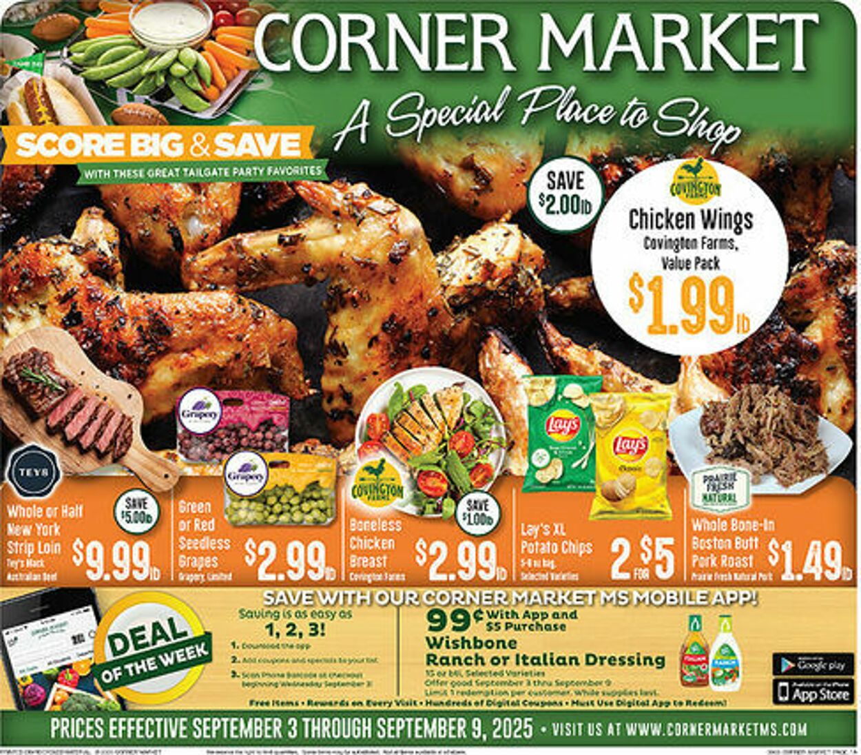 Weekly ad Corner Market 09/03/2025 - 09/09/2025
