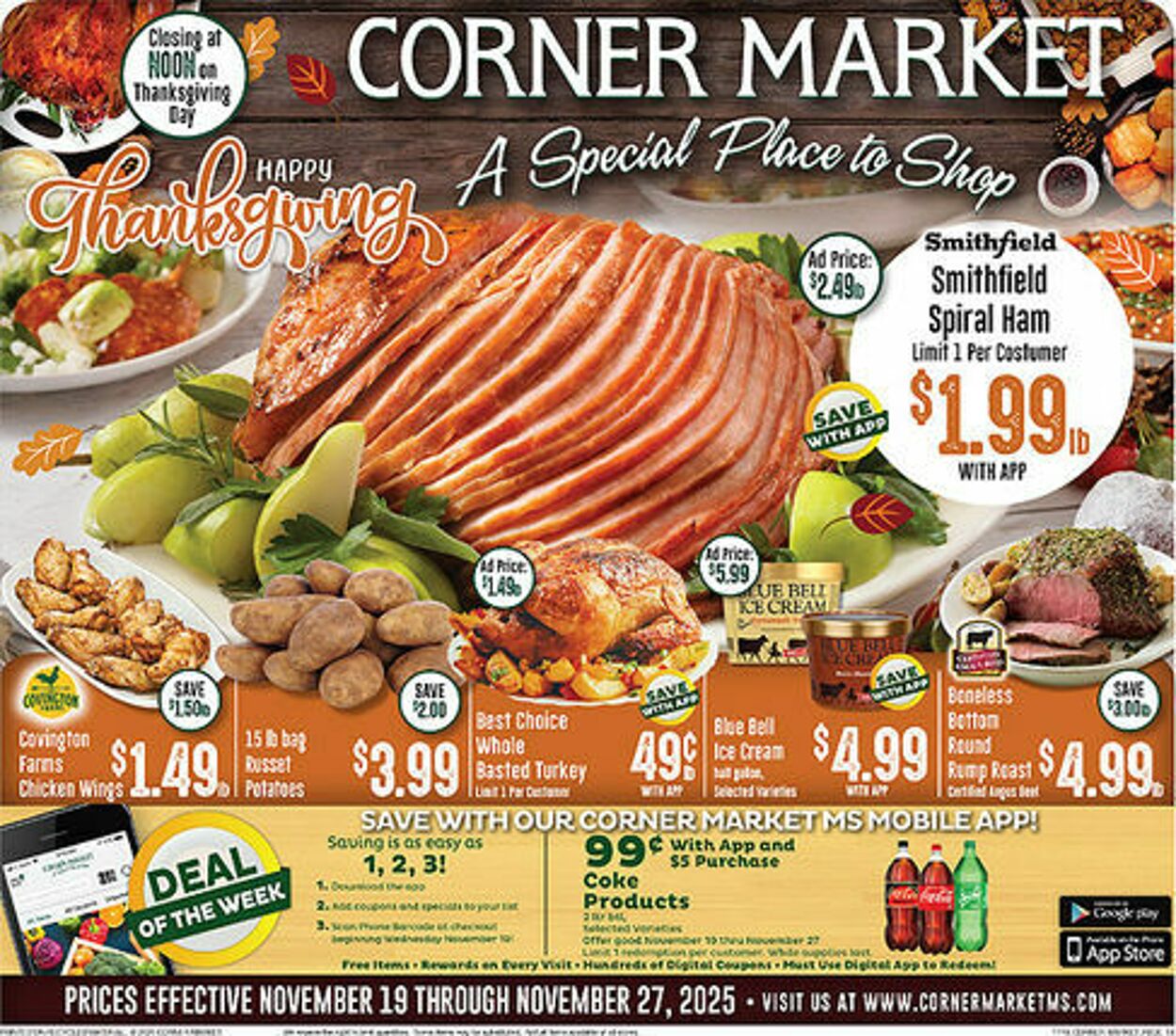 Weekly ad Corner Market 11/19/2025 - 11/25/2025