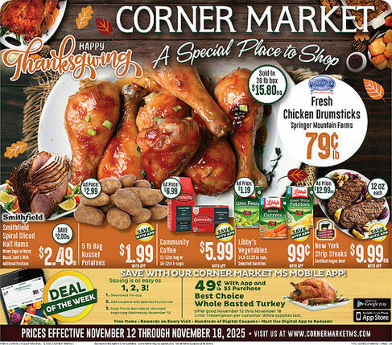 Weekly ad Corner Market 11/19/2025 - 11/25/2025