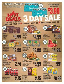 Weekly ad Corner Market 07/30/2025 - 08/05/2025