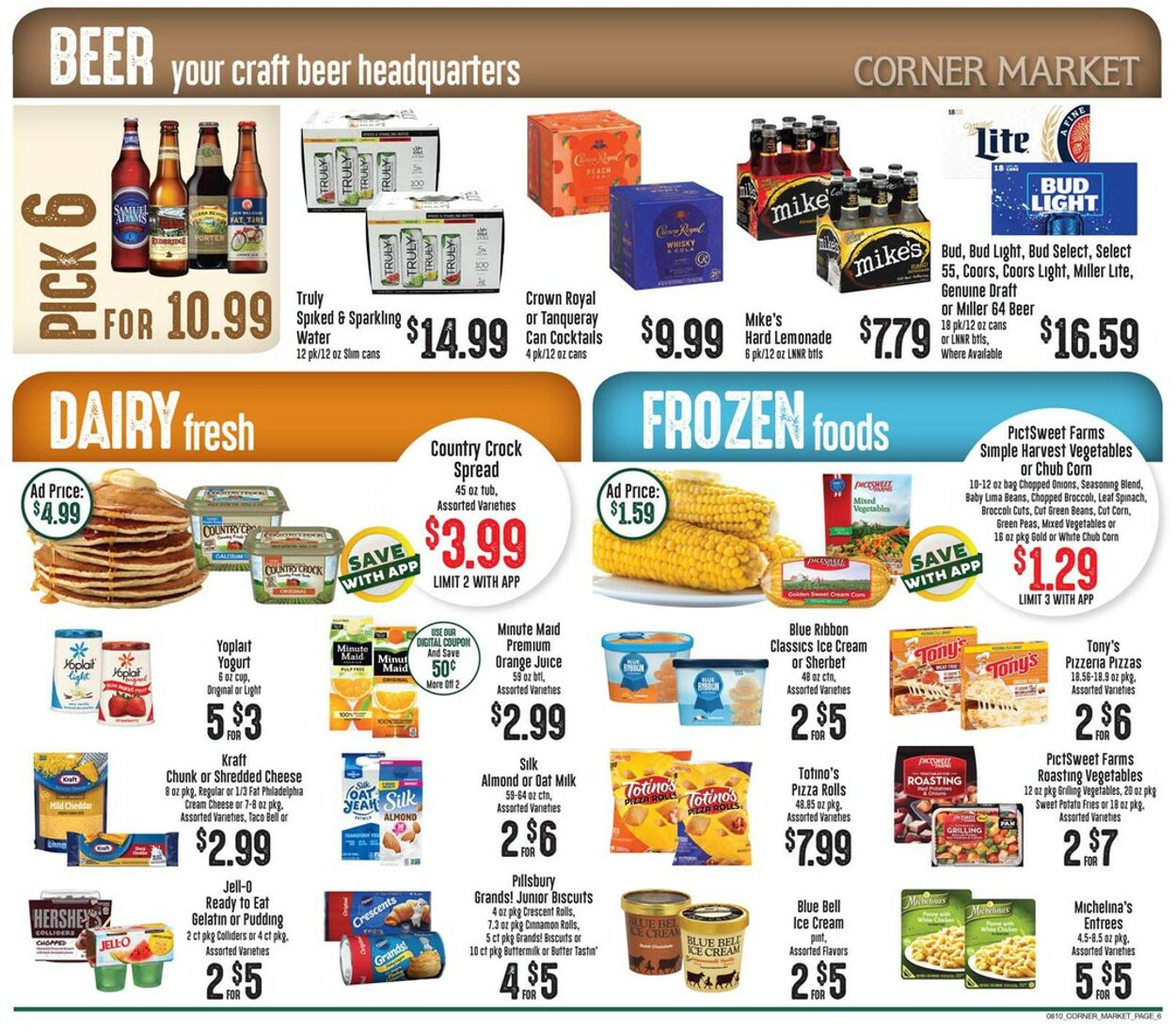 Weekly ad Corner Market 08/10/2022 - 08/16/2022