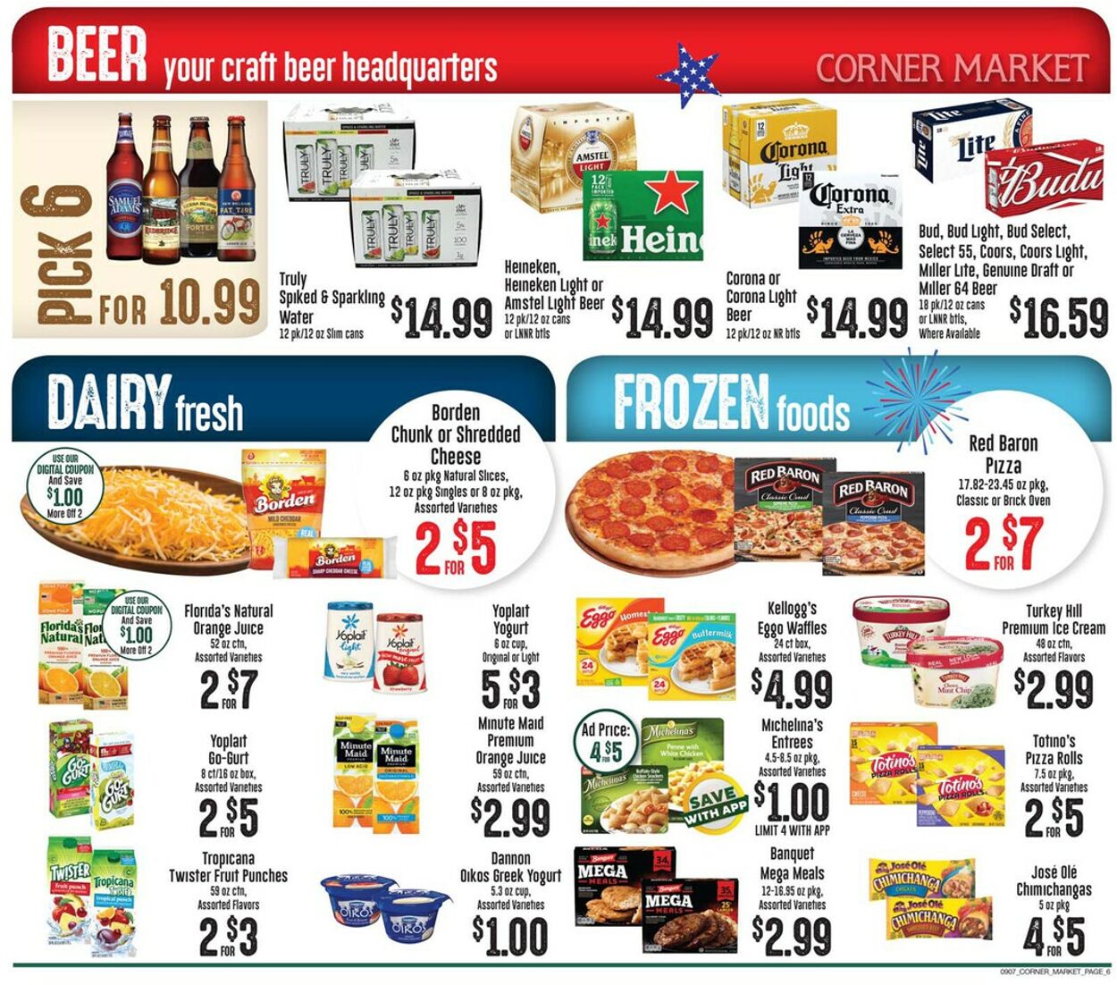 Weekly ad Corner Market 09/07/2022 - 09/13/2022