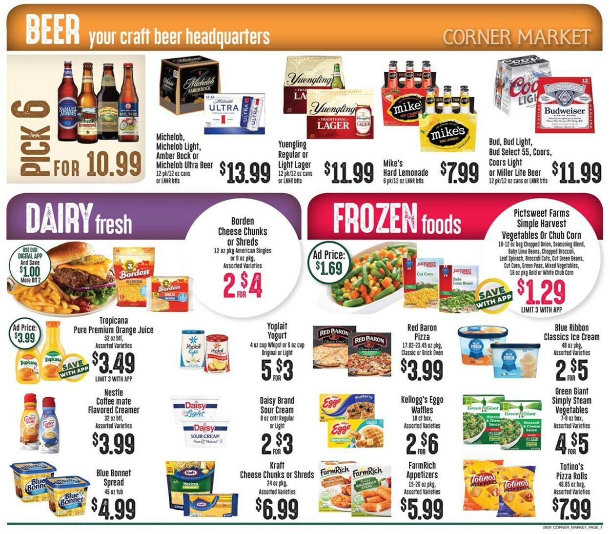 Weekly ad Corner Market 08/09/2023 - 08/15/2023