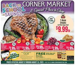 Weekly ad Corner Market 08/09/2023 - 08/15/2023