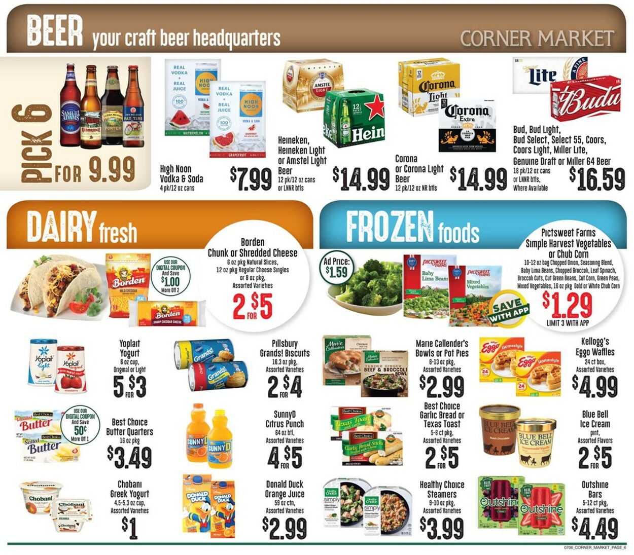 Weekly ad Corner Market 07/06/2022 - 07/12/2022