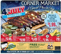 Weekly ad Corner Market 06/28/2023 - 07/04/2023